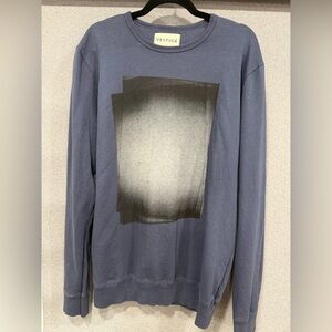 NWT Vestige Blue Shadow Layers Pullover Sweater Size Large